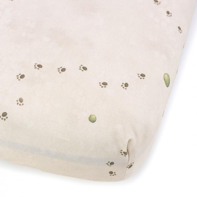 Dětské prostěradlo na postel s gumkou z kolekce kočičí příběhy