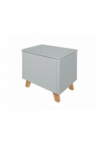 Šedá skříňka - truhla v minimalistickém stylu - ZARA