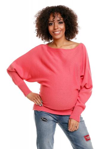 Mätový oversize sveter pre tehotné