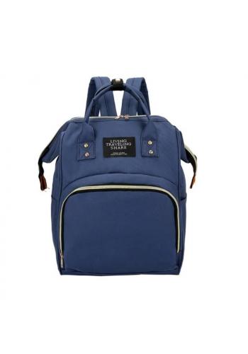 Tmavě modrý funkční batoh pro maminky a tatínky