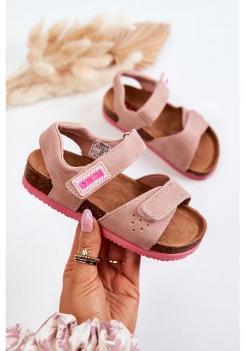 Dívčí Big Star sandály v růžové barvě