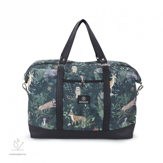 Levně Elegantní cestovní taška s motivem zvířat, MA2128 Woodland