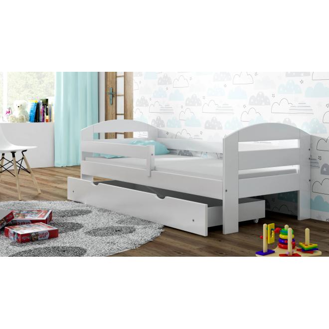 Levně Jednolůžková dětská postel - 160x80 cm, MW46 KAMI Borovice S funkcí spaní (bez matrace) Standardní bariéry