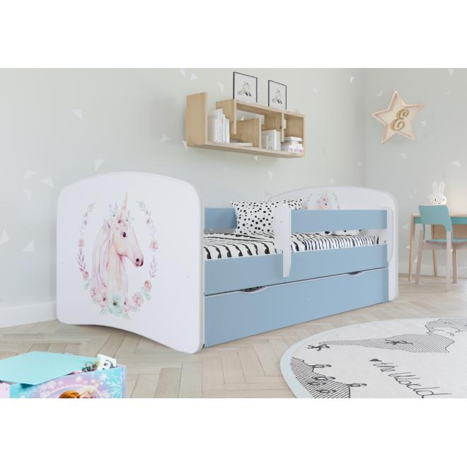Levně Dětská postel s koníkem - Babydreams 160x80 cm, KK91 Babydreams - Konik ANO Bílá Bez matrace