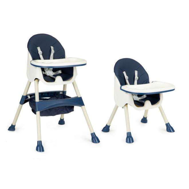 Levně Modrá nastavitelná židle na krmení pro děti, Multi__HC-823 BLUE