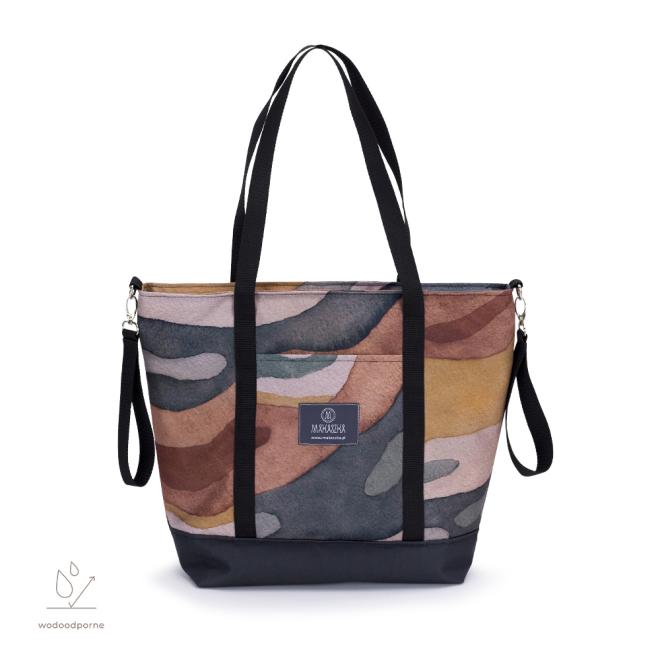 Levně Nákupní taška z kolekce duhová hora, MA2176 Rainbow Mountain 43x38cm