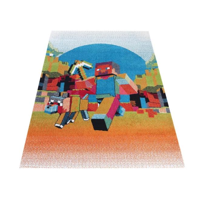 Levně Barevný koberec s motivem Minecraft, BEL-105-200X290 200x290cm