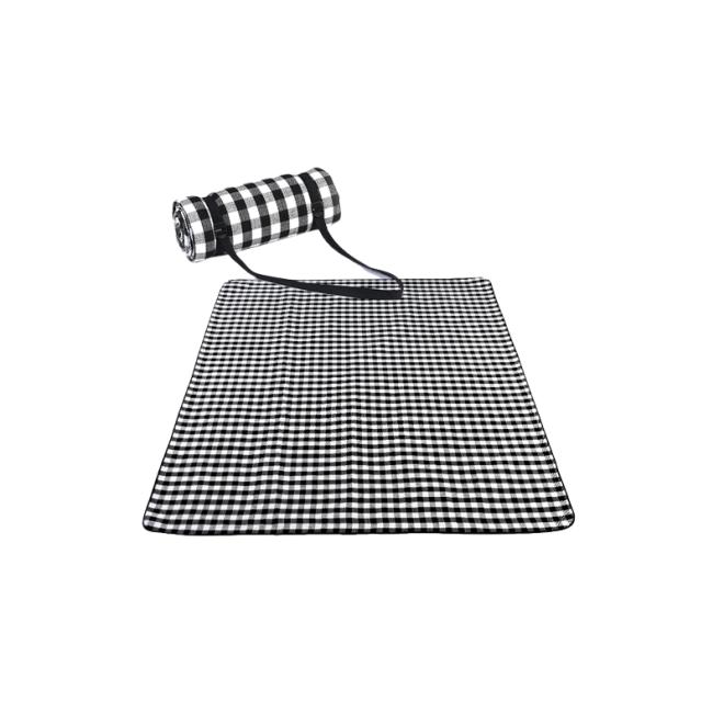 Levně Voděodolná černo-bílá podložka na piknik, MATA04WZ3