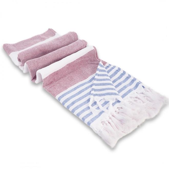 Levně Bavlněný ručník v bordové barvě - 100x180 cm, REC50WZ7