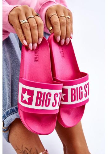 Růžové pantofle Big Star pro dámy