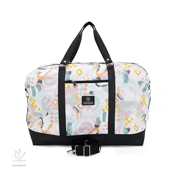 Levně Velká cestovní taška z kolekce Pastelové vzory, MA2450 Pastel Gelato