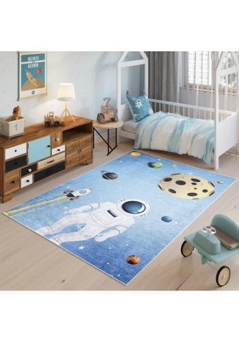 Dětský koberec s vesmírným motivem