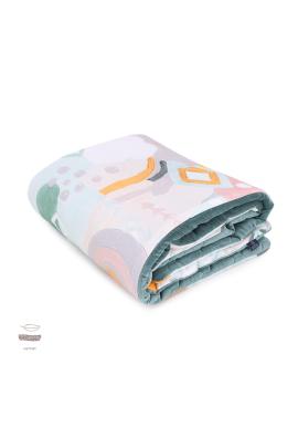 Teplá sametová deka z kolekce Pastelové vzory