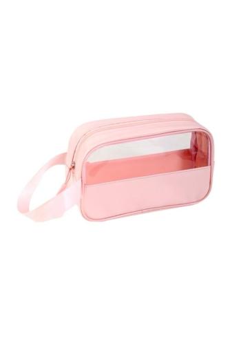 Růžová kosmetická taška - velikost S