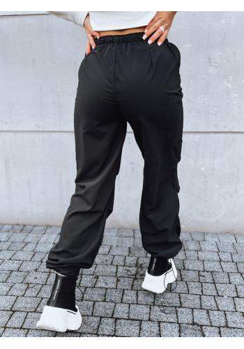 Černé dámské padákové kalhoty