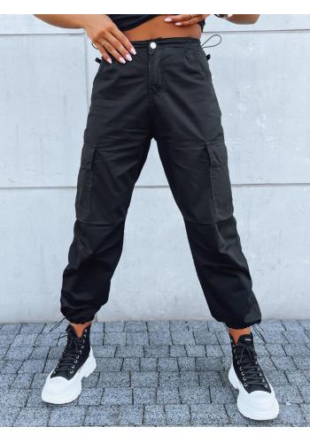 Parašutistické dámské kalhoty černé barvy