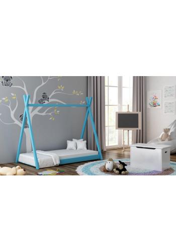 Dětská dřevěná postel tipi - 190x90 cm