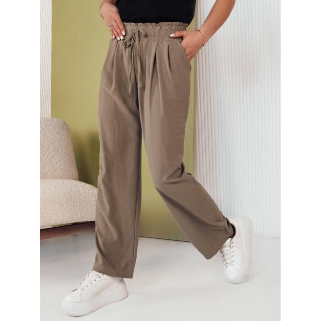 Olivové volné dámské kalhoty, uy2051-XL/XXL XL/XXL