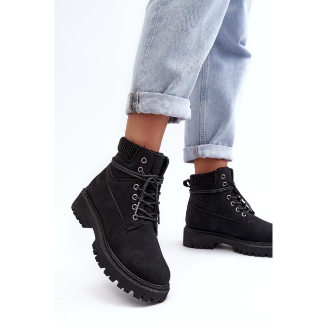 Černé oteplené workery pro dámy