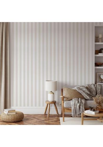 Béžovo-bílá tapeta na zeď