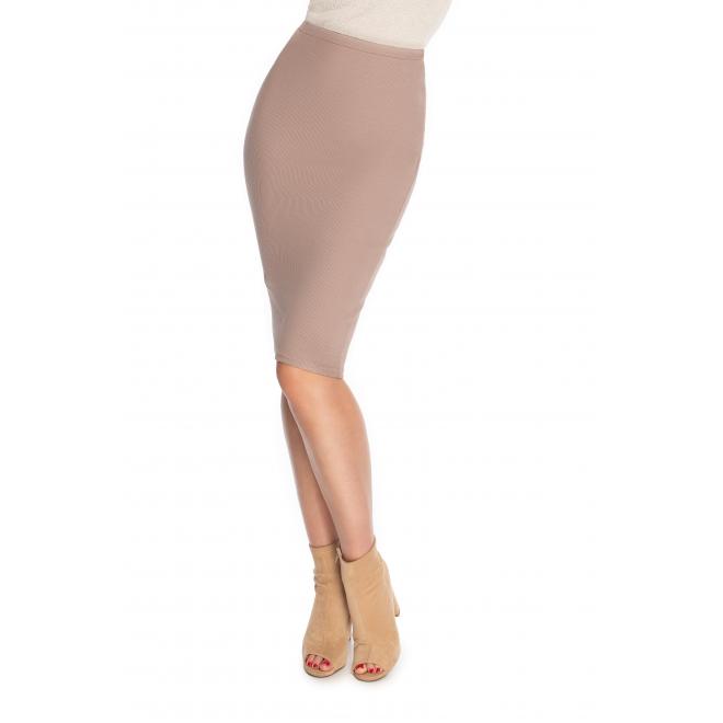 Stylová tužková sukně v cappuccinovej barvě pro dámy