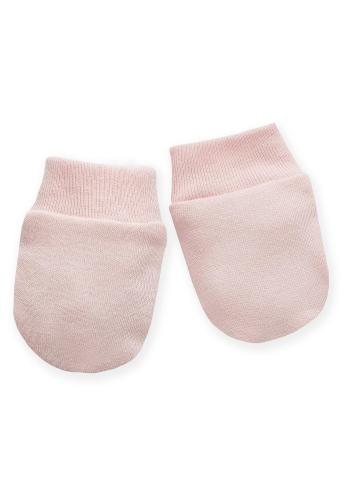 Růžové rukavičky pro miminka