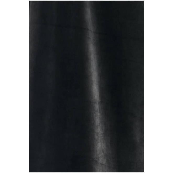 Teplé dámské sametové tepláky černé barvy s ozdobným pruhem