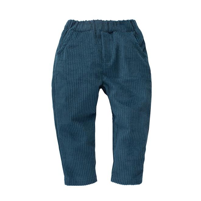 Levně Manšestrové kalhoty pro chlapce v tyrkysové barvě, PIN309 Teo 104